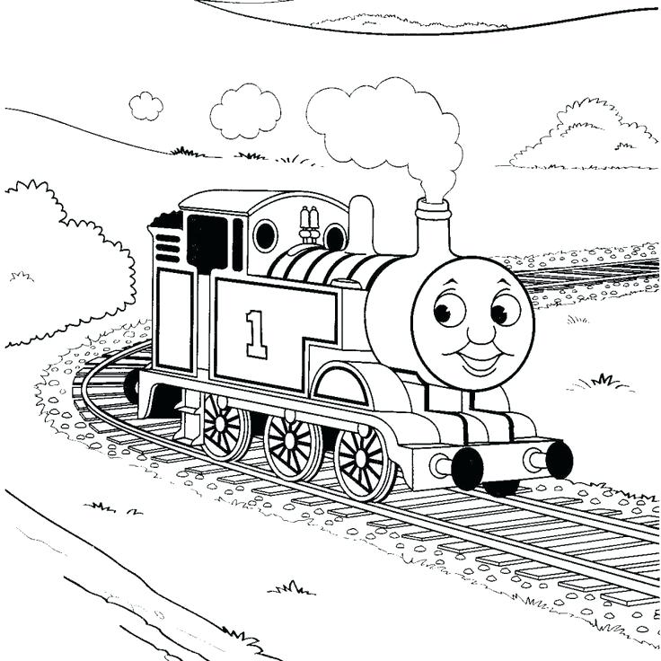 736x736 Thomas The Train Color And Friends Coloring Pages On Coloring Book