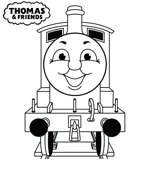 600x702 Thomas Train Colouring Pages The Coloring Free Printable Pa