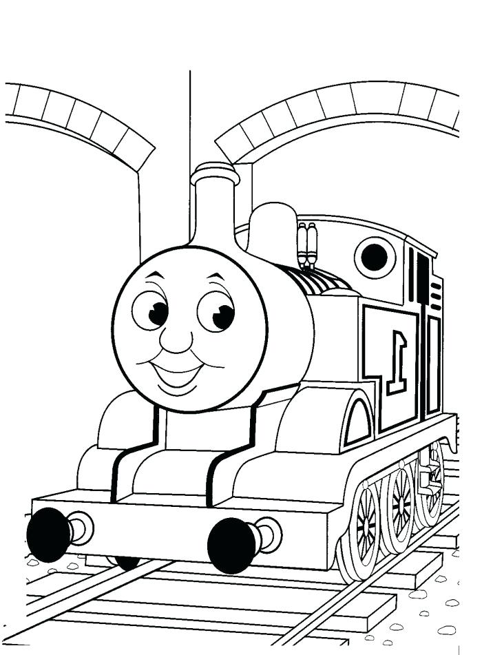700x951 Thomas The Train Coloring Book With The Train Tunnels Coloring