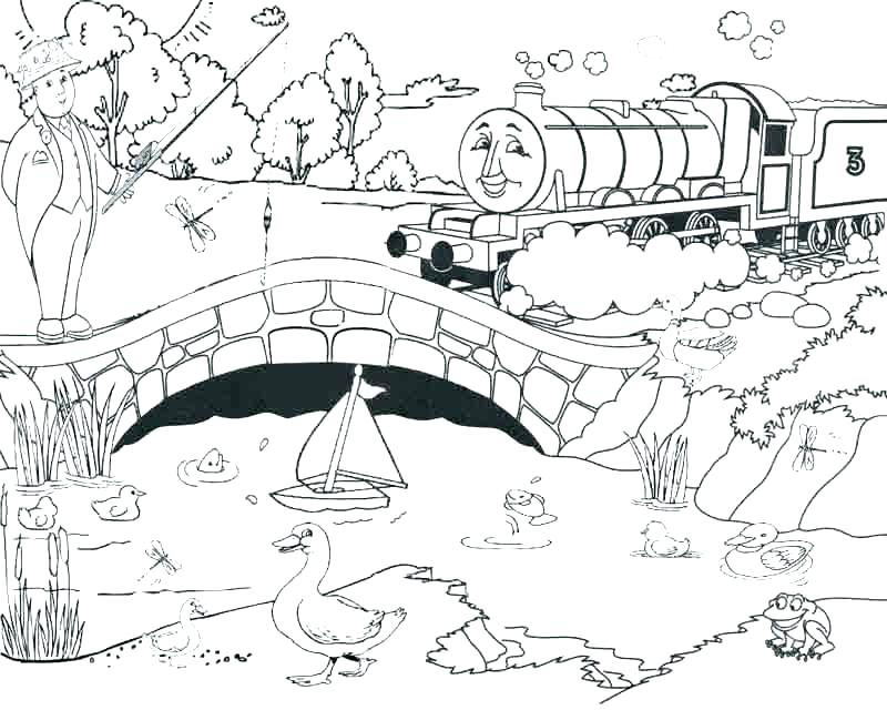 800x640 Thomas The Train Christmas Coloring Pages Thomas Train Coloring