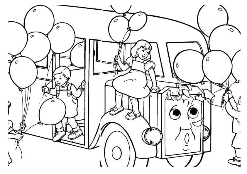 Thomas The Train Coloring Pages