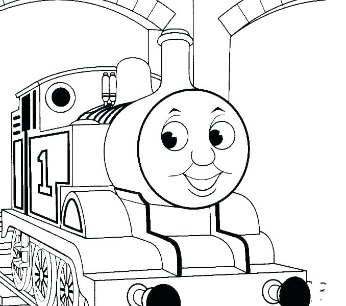 678x600 Thomas Train Coloring Page Shippa.co