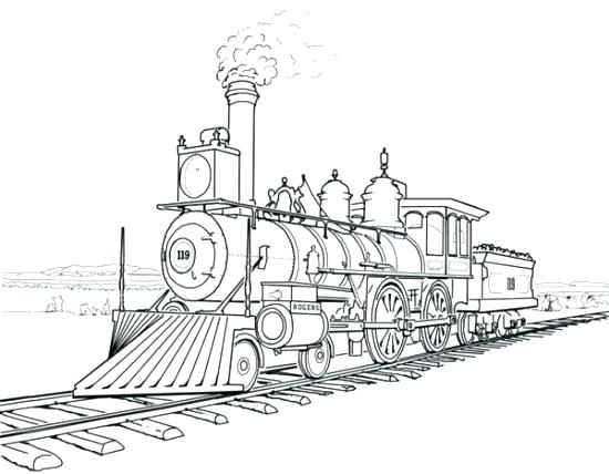 550x428 Train Coloring Pages Train Coloring Pages Coloring Train Coloring