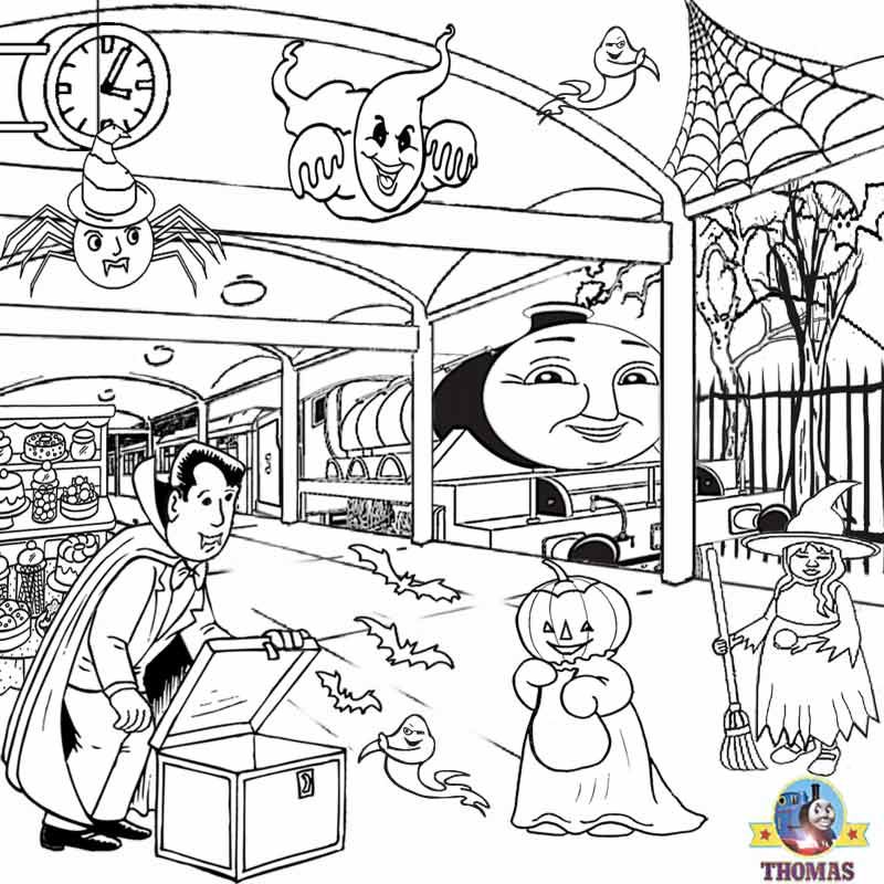 800x800 Free Kids Activities Halloween Coloring Pages To Print Haunted