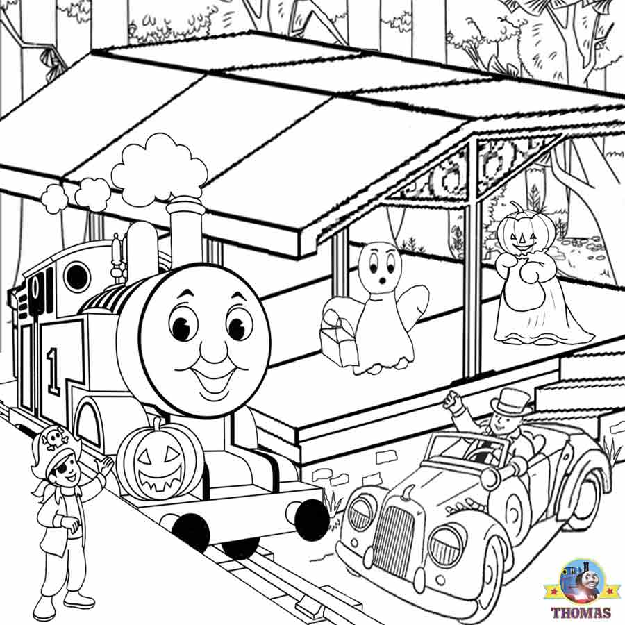 900x900 Thomas The Tank Engine Coloring Pages