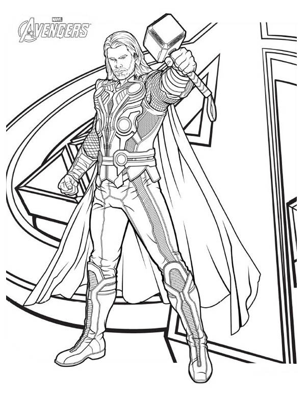Thor Coloring Pages