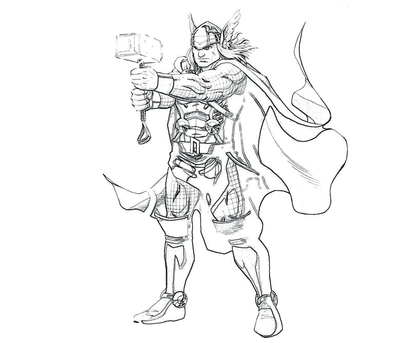800x667 Great Marvel Coloring Pages 1 Lego Thor Colouring Murs