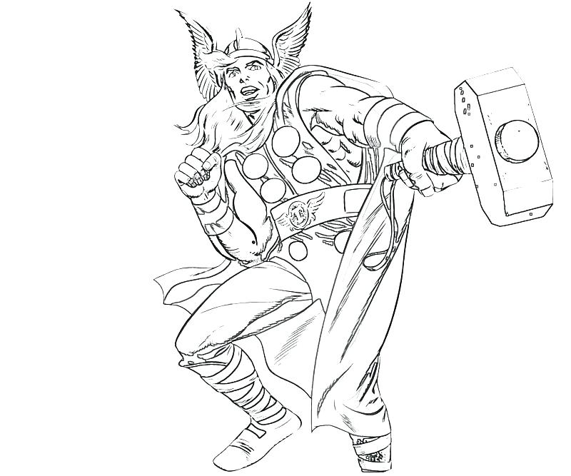 800x667 Coloring Pages Thor Coloring Page Hammer Coloring Pages Colouring
