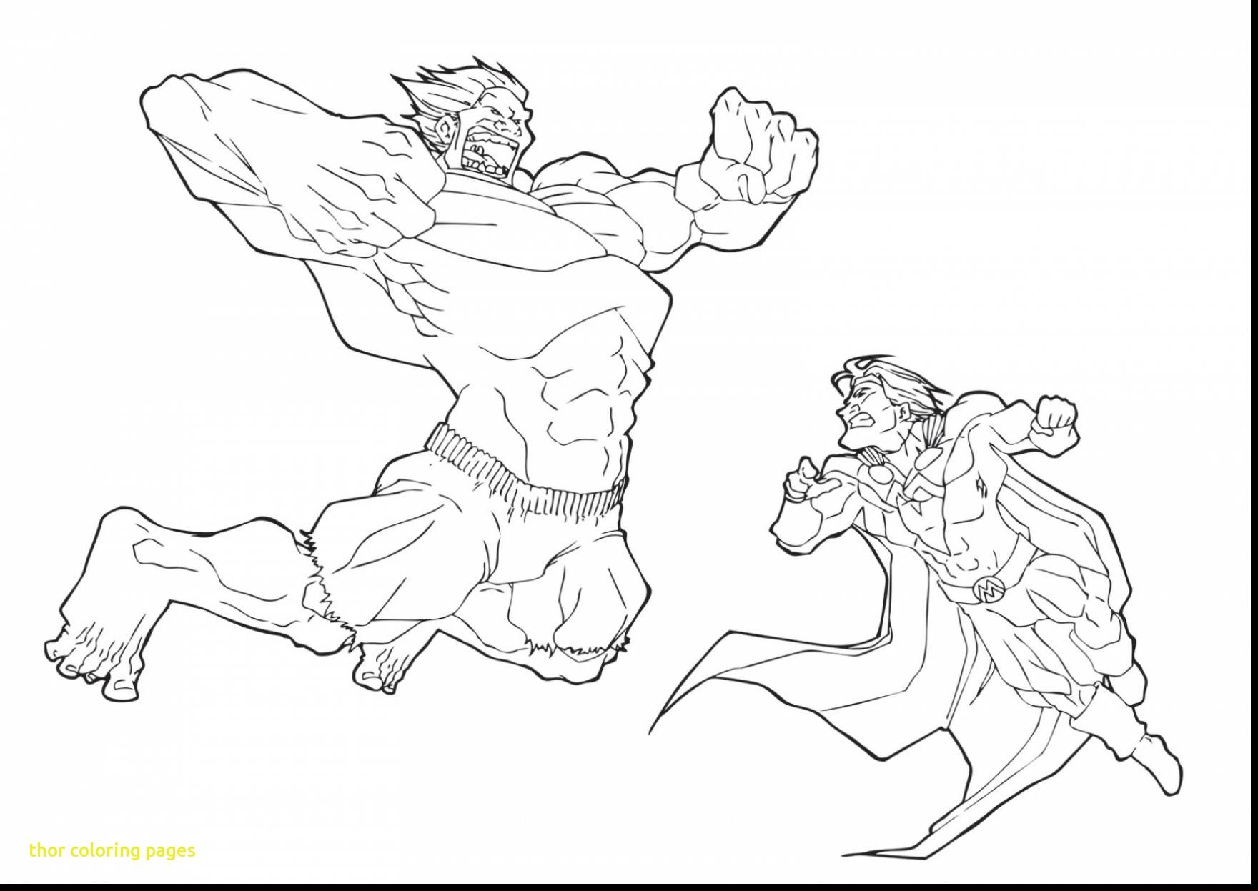 1760x1247 Marvel Thor Coloring Page Free Printable Pages Arresting