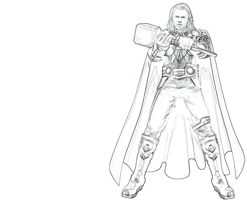 800x667 Thor Coloring Page Marvel Coloring Pages A Thor Hammer Coloring