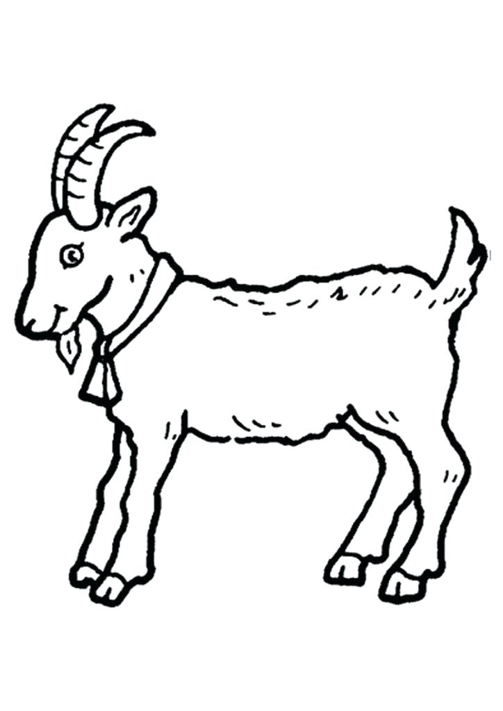 724x1024 Three Billy Goats Gruff Coloring Pages Coloring Sheet Goat Goat