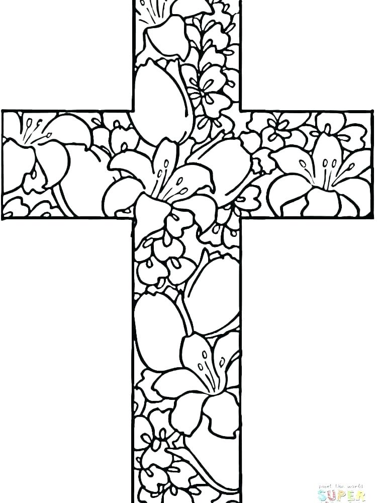 750x1000 Cross Coloring Pages Cross Amazing Cross Coloring Pages Celtic