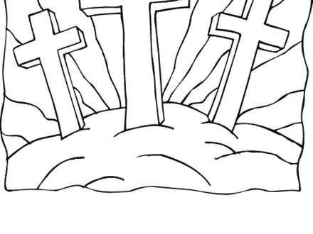 440x330 53 Cross Coloring Pages, Free Printable Cross Coloring Pages