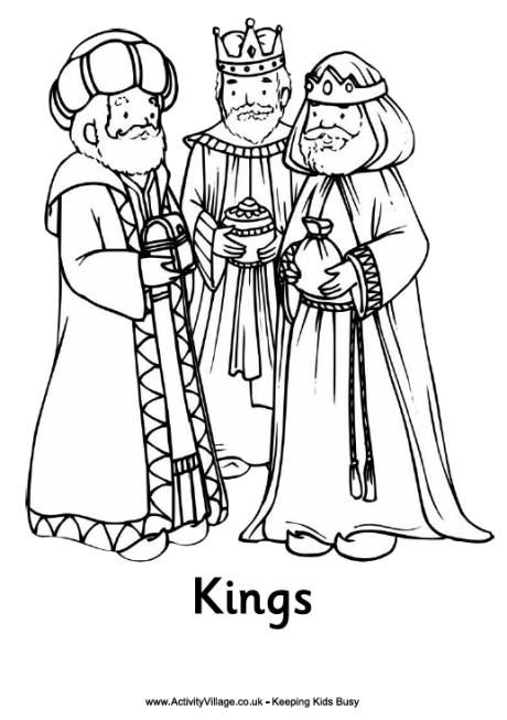 460x653 Nativity Colouring Pages