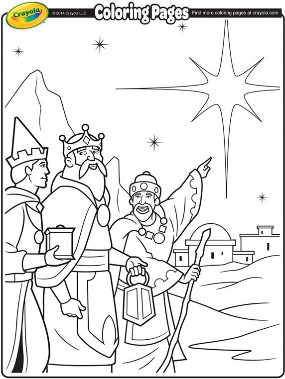 572x762 Christmas Coloring Page We Three Kings. Fun For The Kids To Color