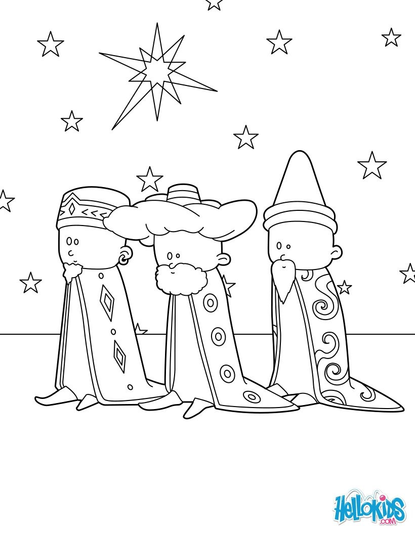 820x1060 Wise Men Coloring Page Az Pages Pertaining To Fine We Three Kings