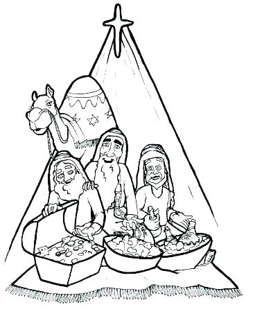 368x479 Wise Men Coloring Page Wise Men Coloring Pages The Wise Man