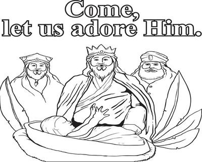 400x322 3 Wise Men Coloring Pages Page Image Clipart Images