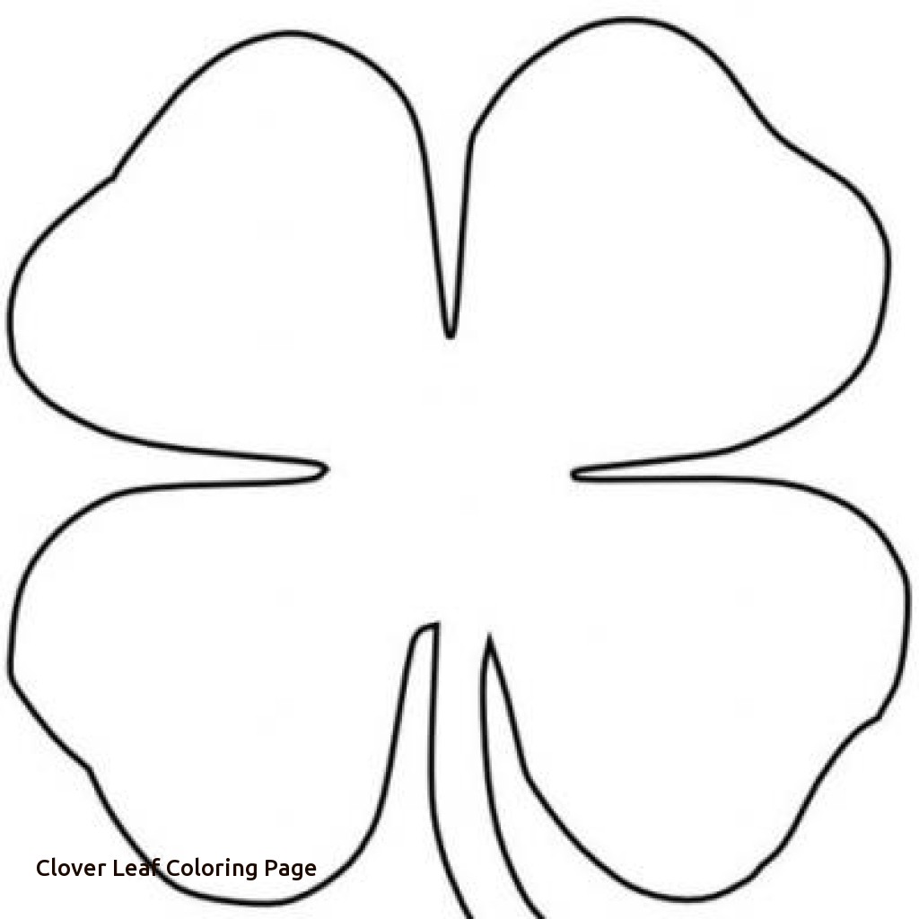 1024x1024 For Kids Three Four Leaf Clover Coloring Pages Trinity And 4 Page