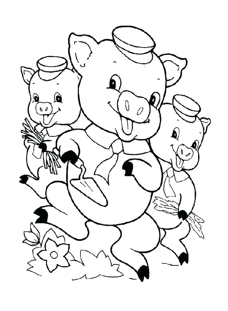 733x1000 Three Little Pigs Coloring Pages The Three Little Pigs Coloring