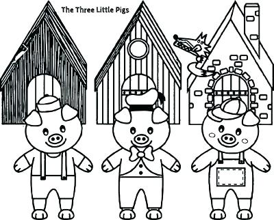 400x322 Three Little Pigs Coloring Pages 3 Little Pigs Coloring Pages 3