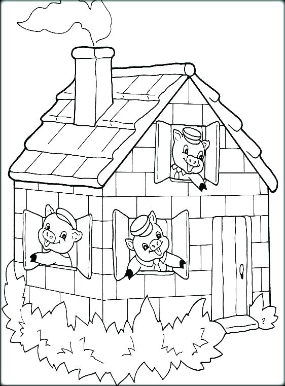 562x761 Peppa Pig House Coloring Pages Professional