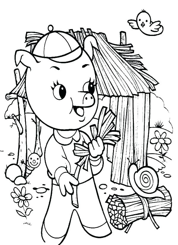 600x825 3 Little Pigs Coloring Pages 3 Little Pigs Coloring Pages 3 Little