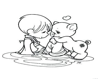 400x322 3 Little Pigs Coloring Pages Coloring Pages Of Pigs Coloring Trend