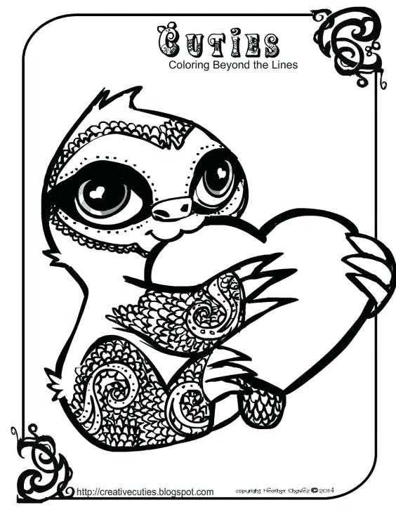 564x729 Sloth Coloring Pages Three Toed Sloth Hanging On Tree Branch
