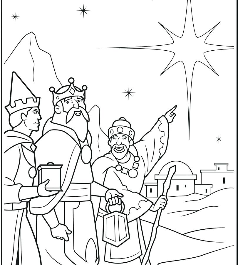 810x900 Three Wise Men Coloring Page Three Wise Men Coloring Pages