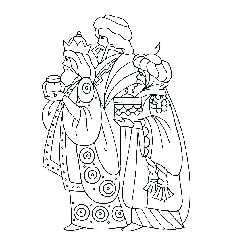 820x864 Wise Men Coloring Pages King Coloring Pages Three Kings Coloring