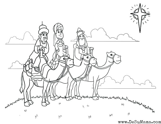 680x526 Wise Men Coloring Pages Wise Men Coloring Page Three Kings