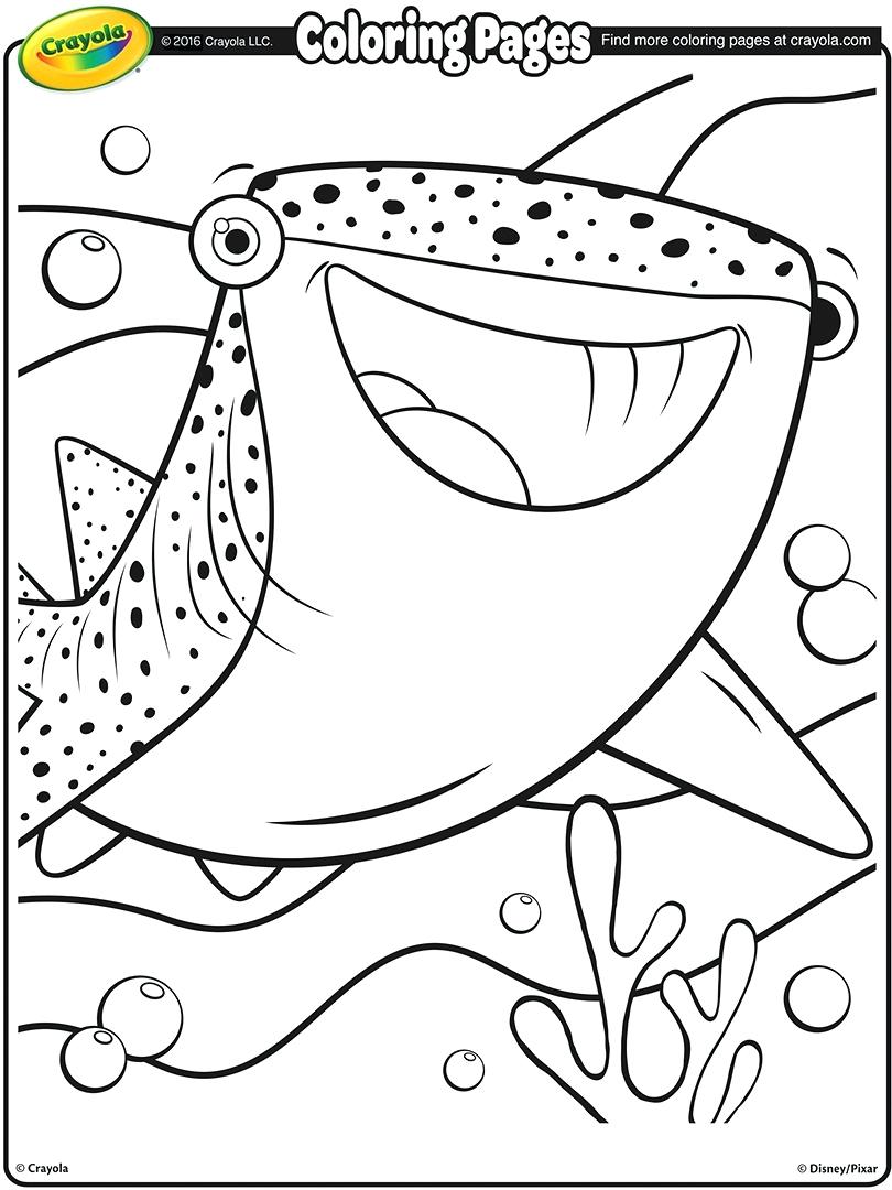 810x1080 Coloring Page Of A Shark Shark Coloring Pages Goblin Shark