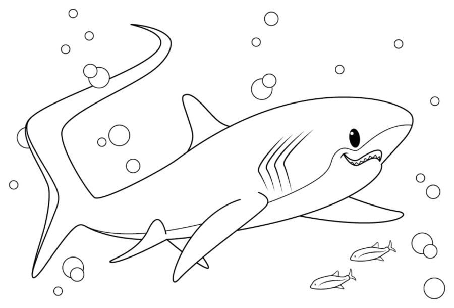 900x610 Coloring Pages Thresher Shark, Printable For Kids Amp Adults, Free