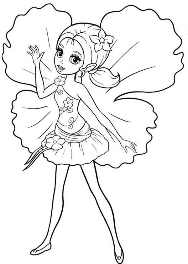 600x840 Picture Of Barbie Thumbelina Coloring Pages Best Place To Color