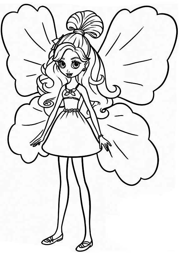 600x840 Astonishing Thumbelina Coloring Pages Preschool To Sweet Barbie