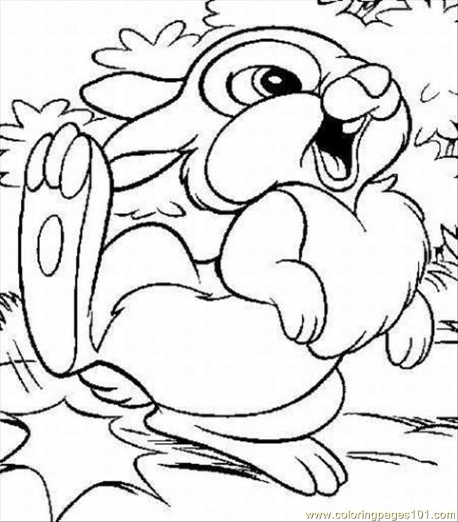 650x741 Bambi Coloring Pages