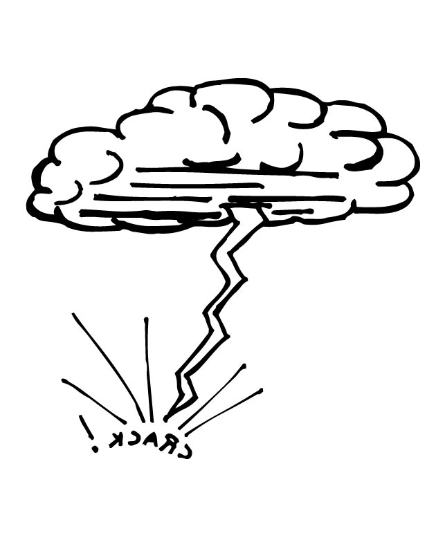630x810 Thunder Coloring Page
