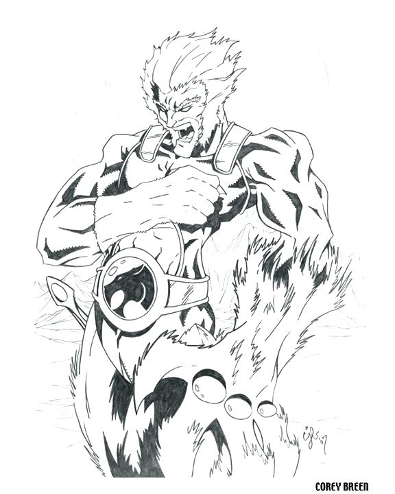 576x720 Thundercats Coloring Pages Lion O 2011 Coloring Collection