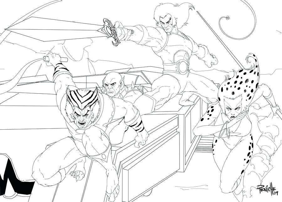 900x645 Thundercats Coloring Pages Synthesis Site For Design 7