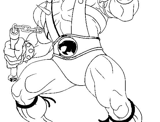 554x425 Coloring Pages Thundercats Coloring Page Thundercats Panthro 8