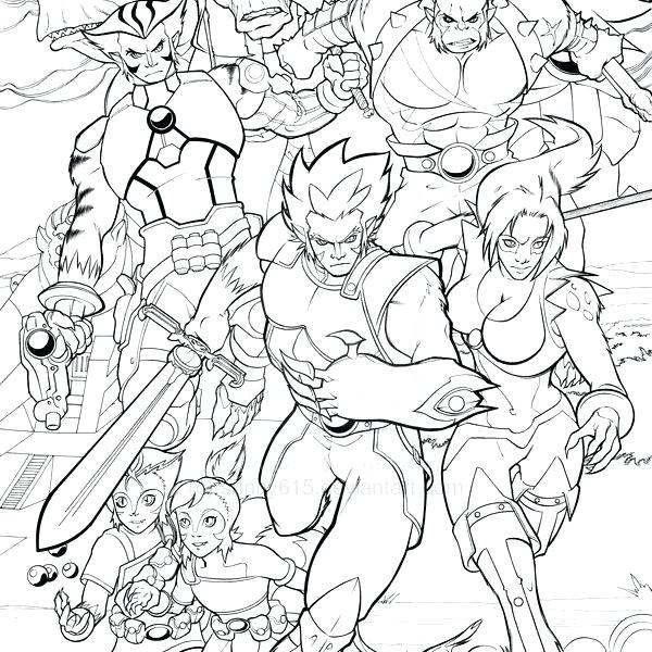 600x600 Coloring Pages Thundercats Thundercats Coloring Pages
