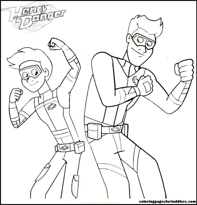 768x798 Best Henry Danger Coloring Page Fun Henry Danger Coloring Pages