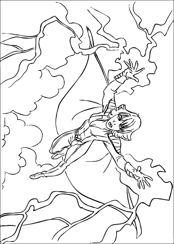 567x794 Storm Coloring Pages 4