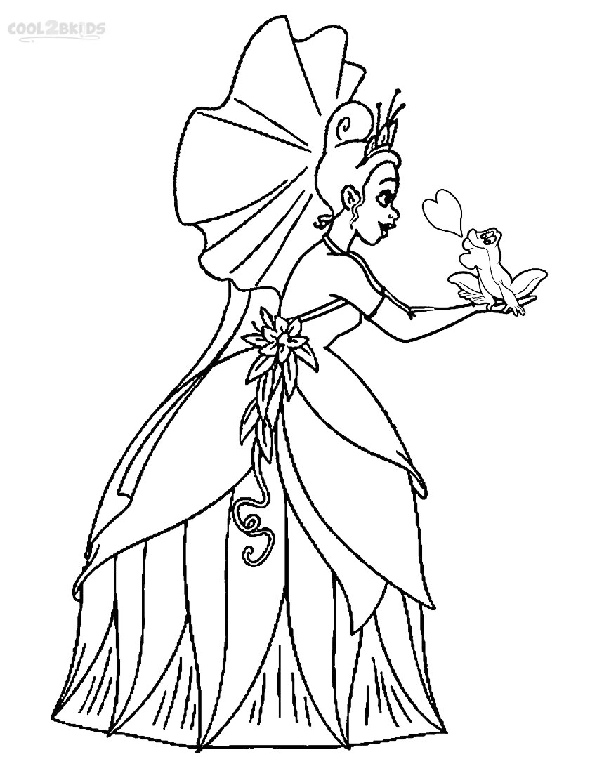 850x1098 Printable Princess Tiana Coloring Pages For Kids Cool2bkids