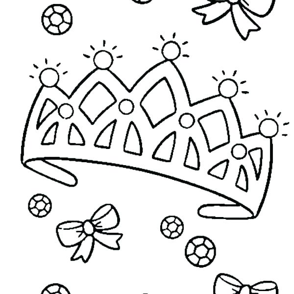 600x600 Tiara Coloring Page Princess Crown Coloring Pages Here Are Crown