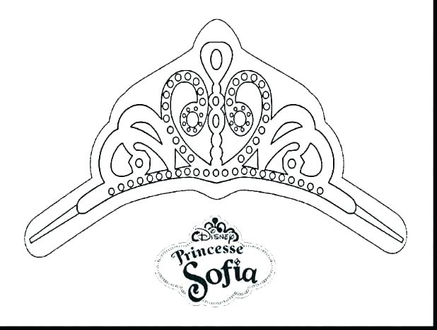 618x466 Crown Coloring Page