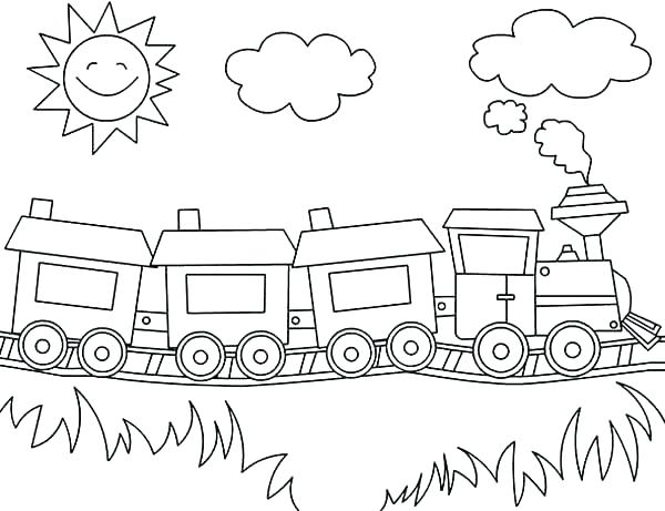 600x461 Polar Express Train Printable Coloring Pages Engine Colouring Book