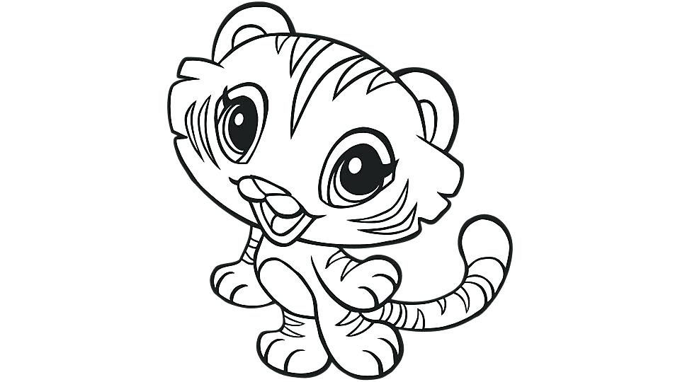 960x540 Tiger Face Coloring Page Realistic Coloring Pages Coloring Pages