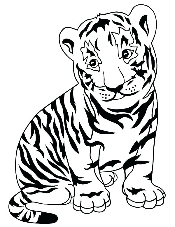 600x776 Coloring Coloring Pages Tiger Face Page Realistic 2 Detroit